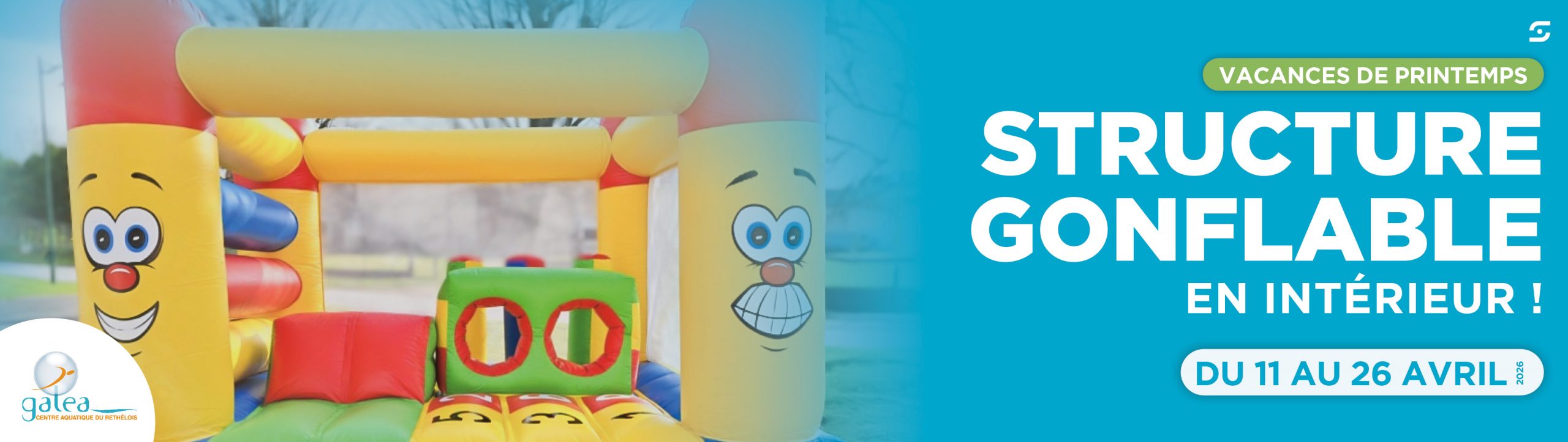 STRUCTURE GONFLABLE EN INTÉRIEUR !