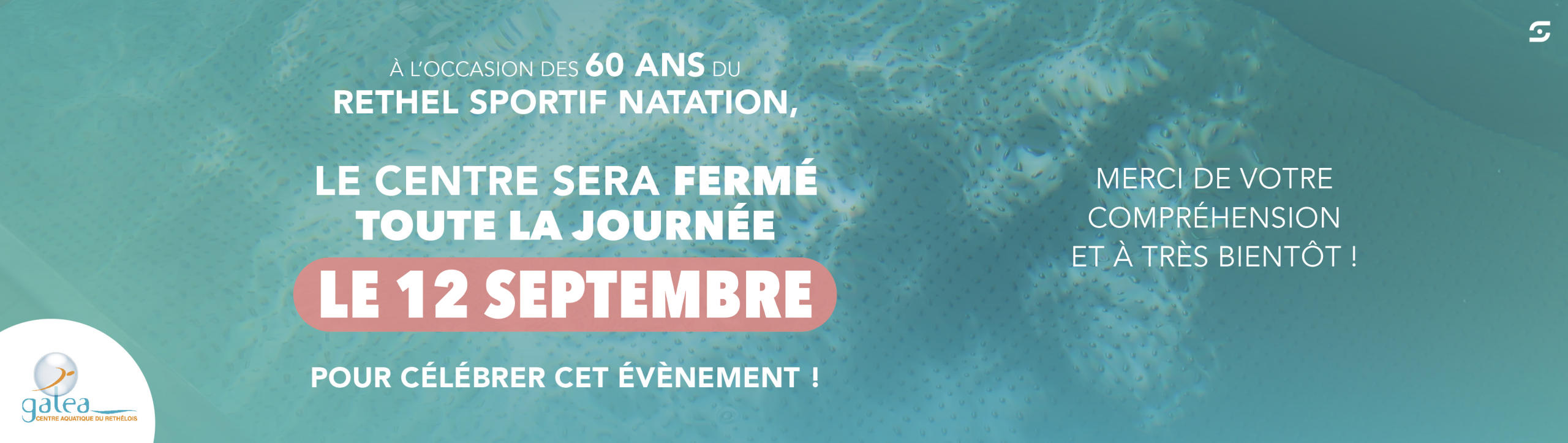 LE CENTRE SERA FERMÉ TOUTE LA JOURNÉE